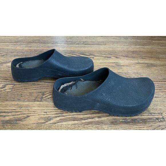 Birkenstock Black Super Birki Rubber Clog Sandals Shoes Women's Size 10 - Picture 2 of 9